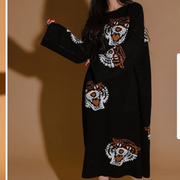 LALA ORIGINAL
Literally Limitless Oversized Knit Dress in Tigress in size L/XL - Picture 1 of 7